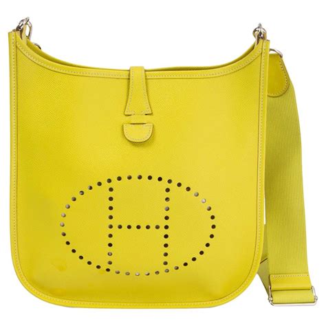 hermes lime|Hermes yellow leather.